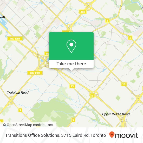 Transitions Office Solutions, 3715 Laird Rd map