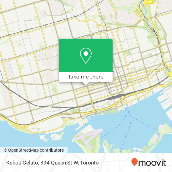 Kekou Gelato, 394 Queen St W map