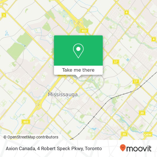 Axion Canada, 4 Robert Speck Pkwy map
