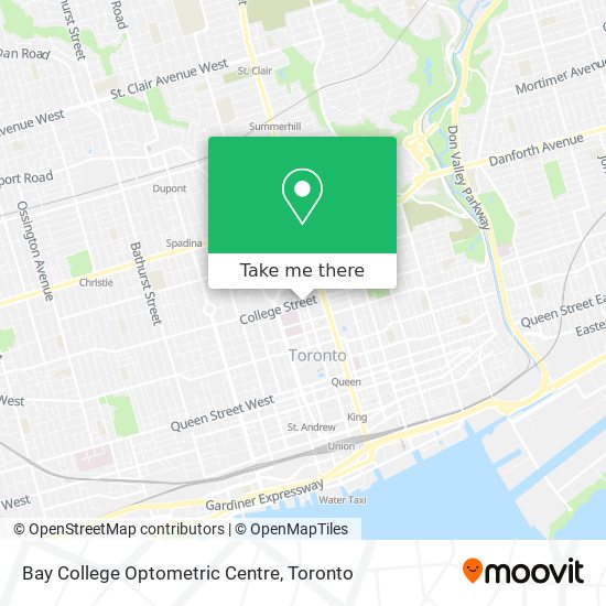 Bay College Optometric Centre plan