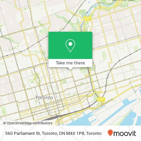 560 Parliament St, Toronto, ON M4X 1P8 plan