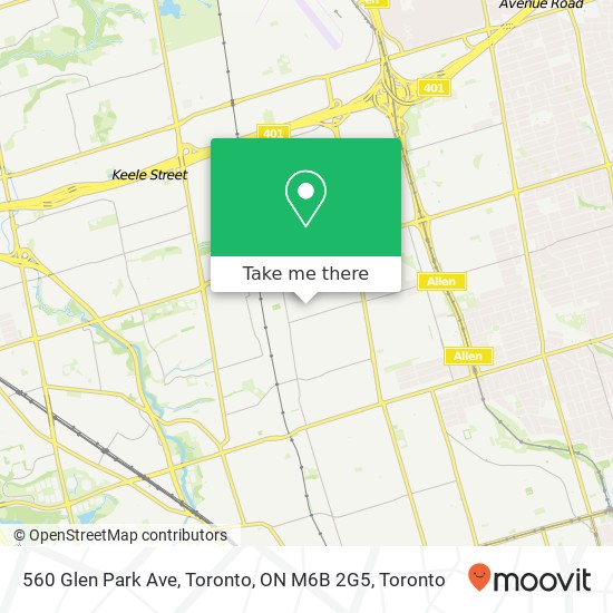 560 Glen Park Ave, Toronto, ON M6B 2G5 plan