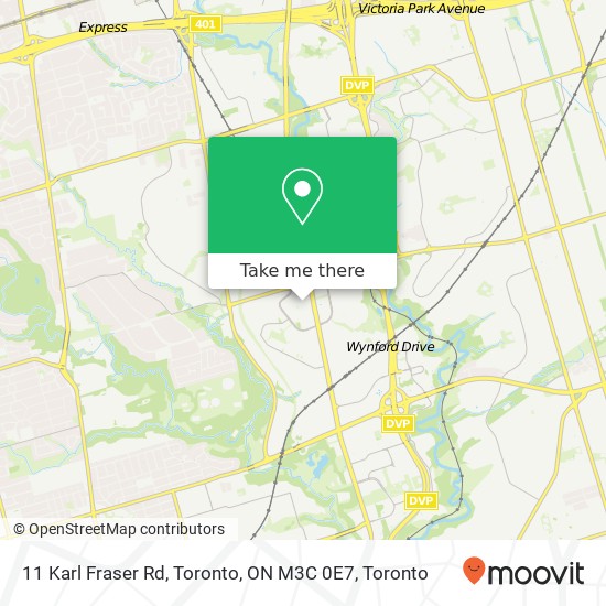 11 Karl Fraser Rd, Toronto, ON M3C 0E7 plan