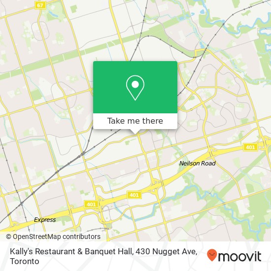 Kally's Restaurant & Banquet Hall, 430 Nugget Ave map