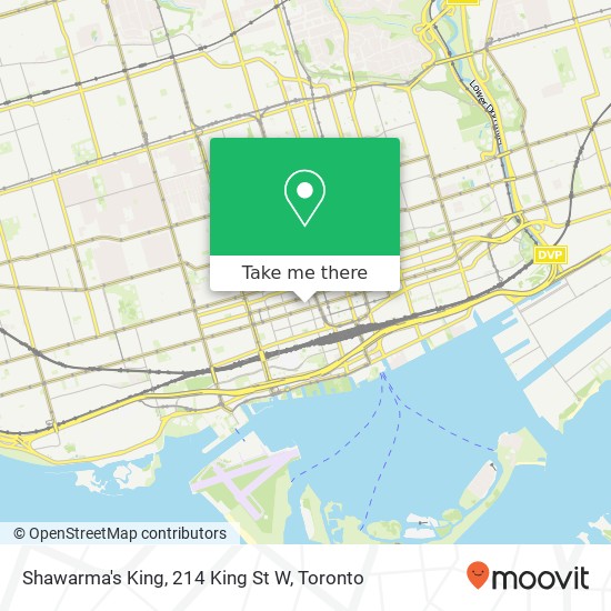 Shawarma's King, 214 King St W map