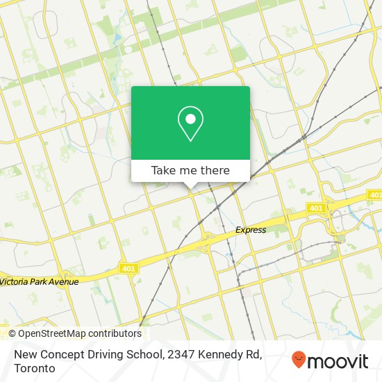 New Concept Driving School, 2347 Kennedy Rd map