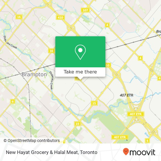New Hayat Grocery & Halal Meat, 144 Kennedy Rd S map