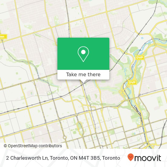 2 Charlesworth Ln, Toronto, ON M4T 3B5 plan