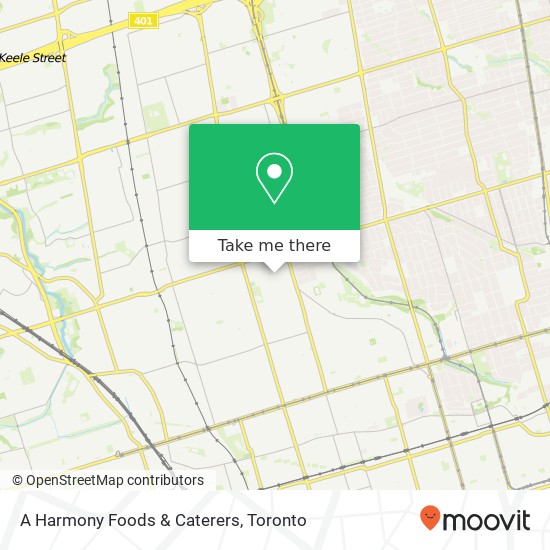 A Harmony Foods & Caterers map
