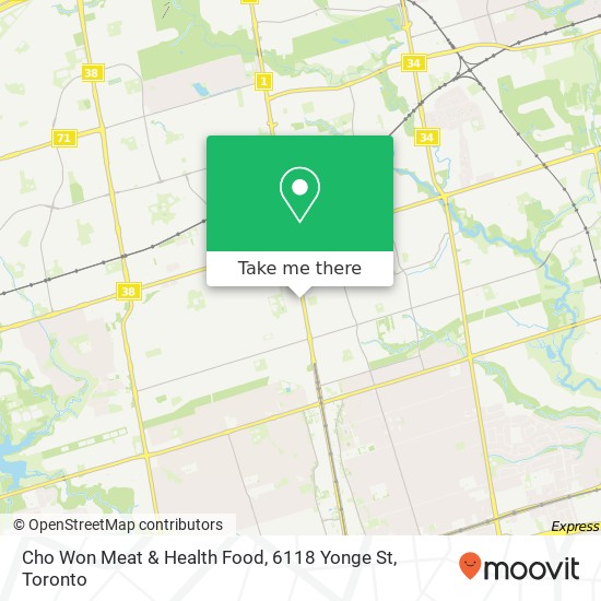 Cho Won Meat & Health Food, 6118 Yonge St map