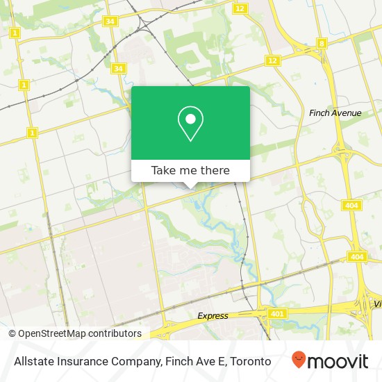 Allstate Insurance Company, Finch Ave E plan