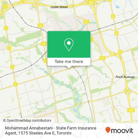 Mohammad Annabestani - State Farm Insurance Agent, 1575 Steeles Ave E plan