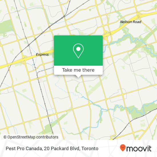 Pest Pro Canada, 20 Packard Blvd map