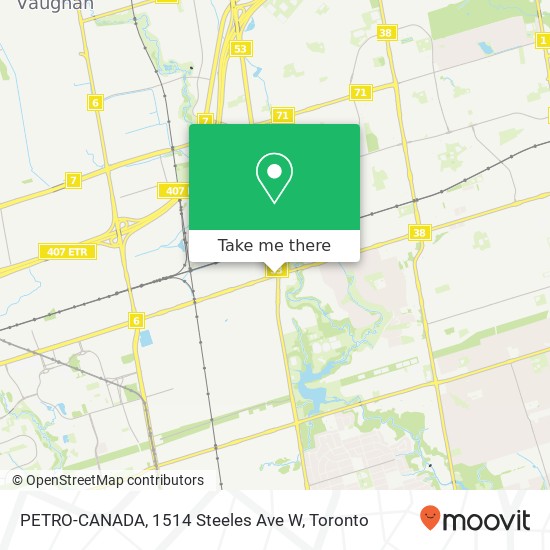 PETRO-CANADA, 1514 Steeles Ave W map