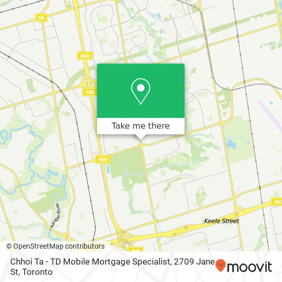 Chhoi Ta - TD Mobile Mortgage Specialist, 2709 Jane St map