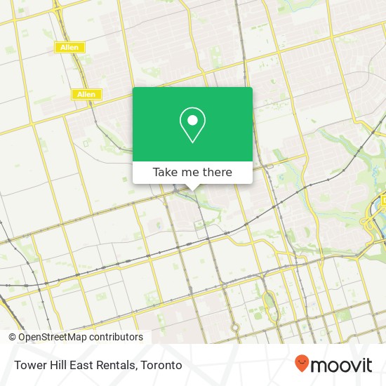 Tower Hill East Rentals map