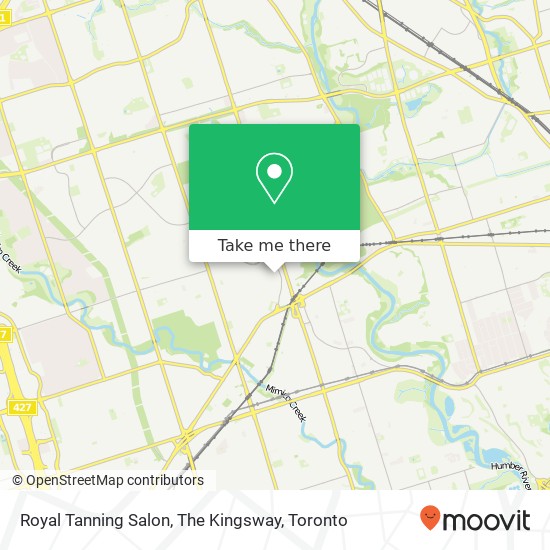 Royal Tanning Salon, The Kingsway map