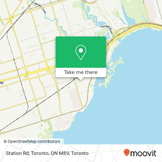 Station Rd, Toronto, ON M8V map