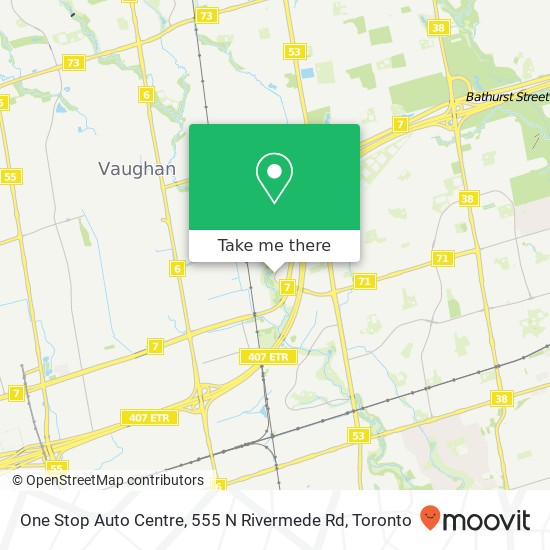 One Stop Auto Centre, 555 N Rivermede Rd map