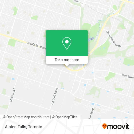 Albion Falls map