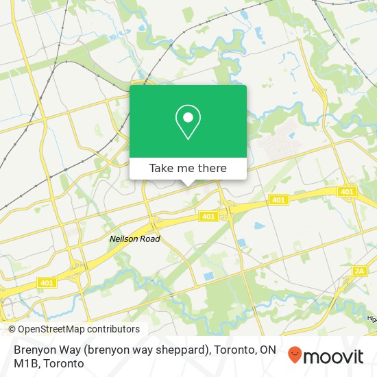 Brenyon Way (brenyon way sheppard), Toronto, ON M1B map