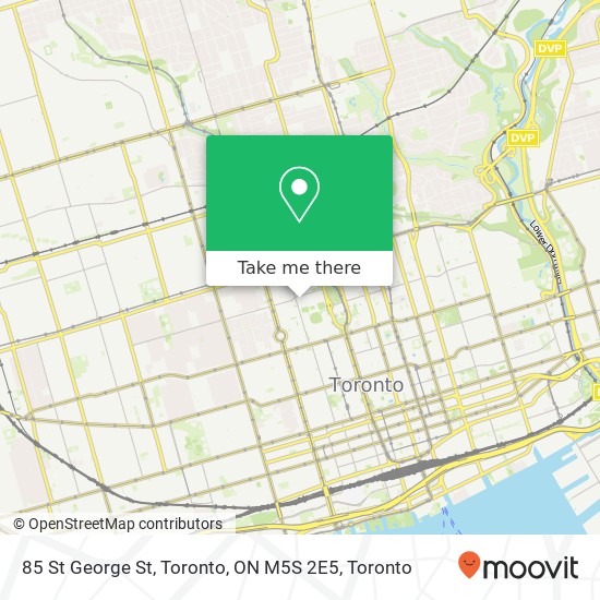 85 St George St, Toronto, ON M5S 2E5 map