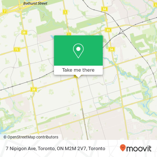 7 Nipigon Ave, Toronto, ON M2M 2V7 map