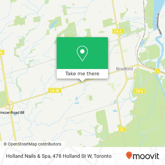 Holland Nails & Spa, 478 Holland St W map