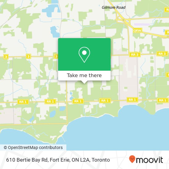 610 Bertie Bay Rd, Fort Erie, ON L2A map