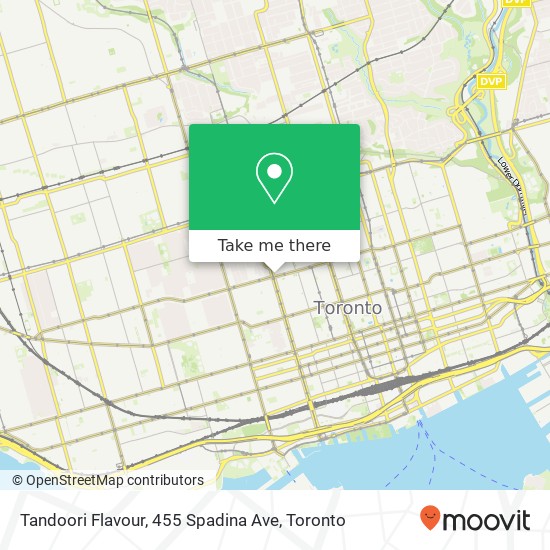 Tandoori Flavour, 455 Spadina Ave map