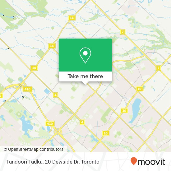 Tandoori Tadka, 20 Dewside Dr map