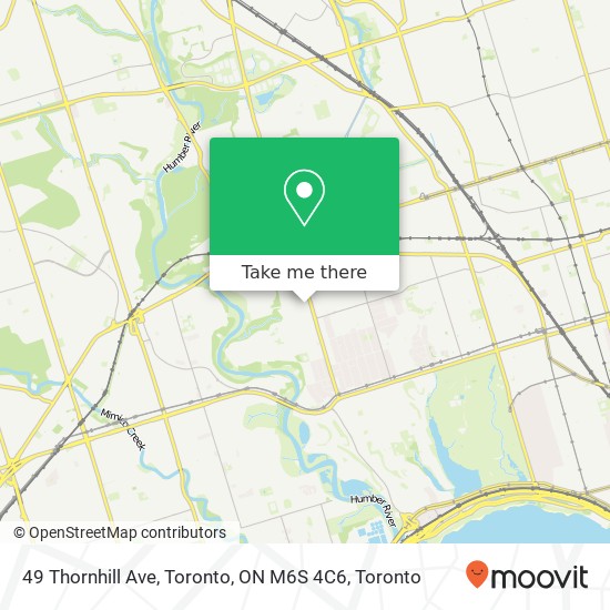 49 Thornhill Ave, Toronto, ON M6S 4C6 map