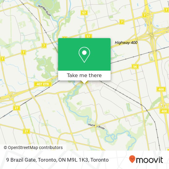 9 Brazil Gate, Toronto, ON M9L 1K3 map