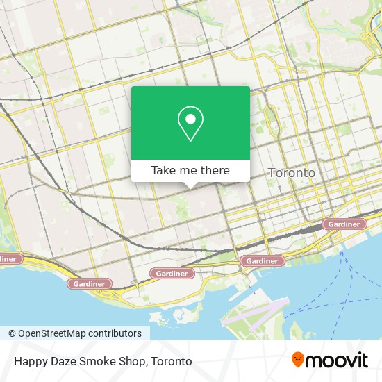 Happy Daze Smoke Shop map