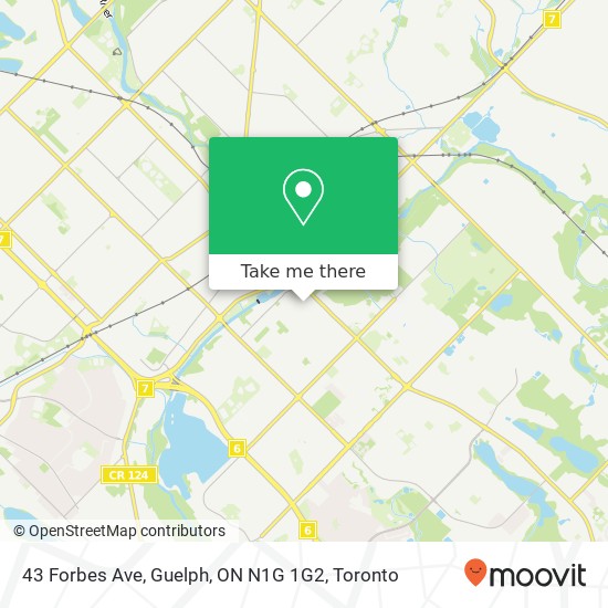 43 Forbes Ave, Guelph, ON N1G 1G2 map