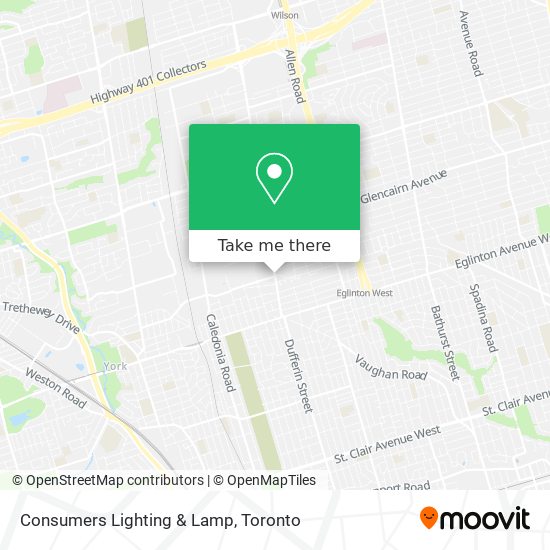 Consumers Lighting & Lamp map