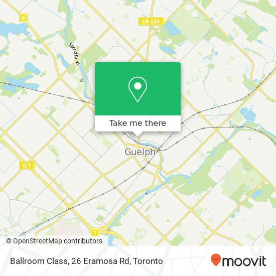 Ballroom Class, 26 Eramosa Rd map