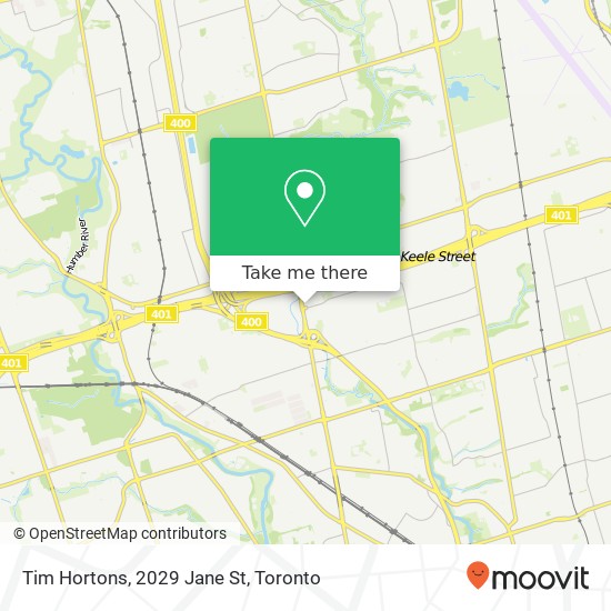 Tim Hortons, 2029 Jane St plan