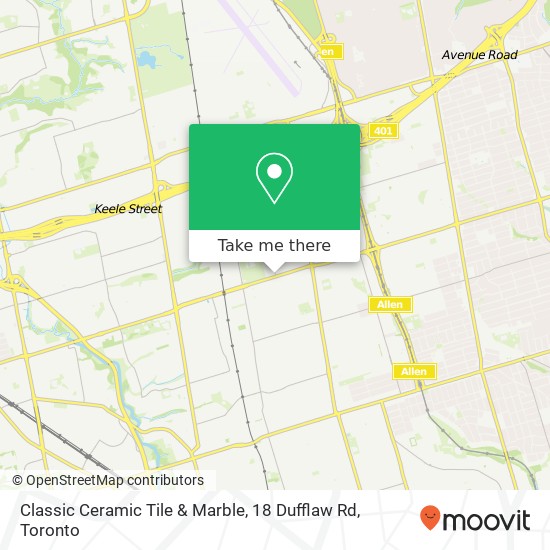 Classic Ceramic Tile & Marble, 18 Dufflaw Rd map