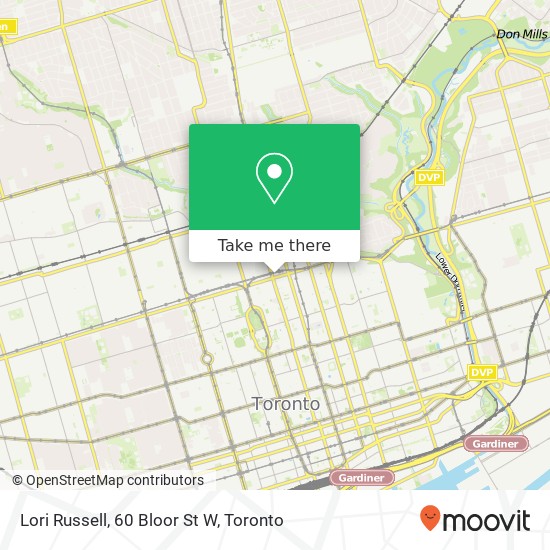 Lori Russell, 60 Bloor St W map