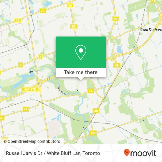 Russell Jarvis Dr / White Bluff Lan map