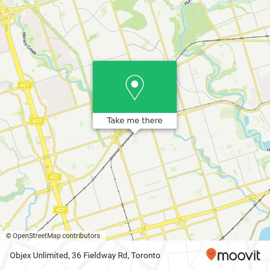 Objex Unlimited, 36 Fieldway Rd map