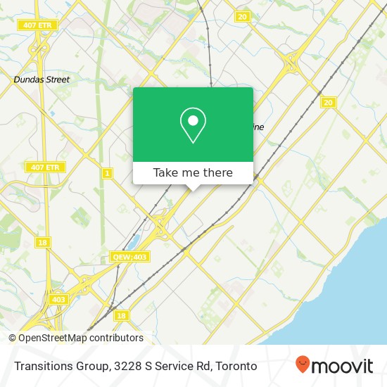 Transitions Group, 3228 S Service Rd map