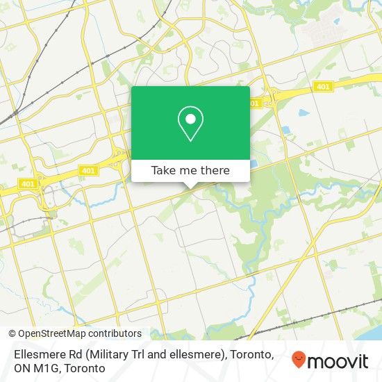 Ellesmere Rd (Military Trl and ellesmere), Toronto, ON M1G plan