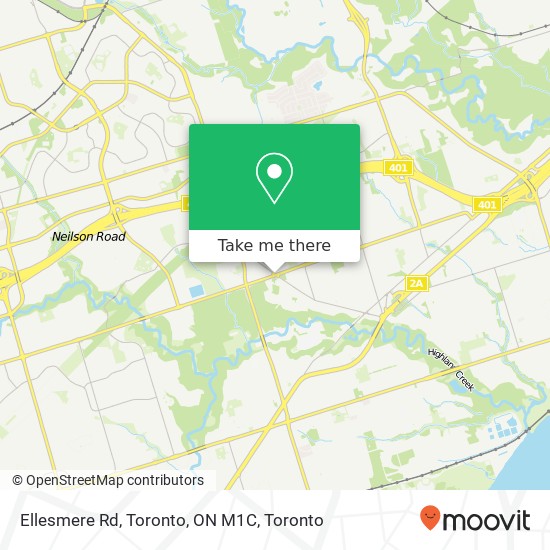 Ellesmere Rd, Toronto, ON M1C map