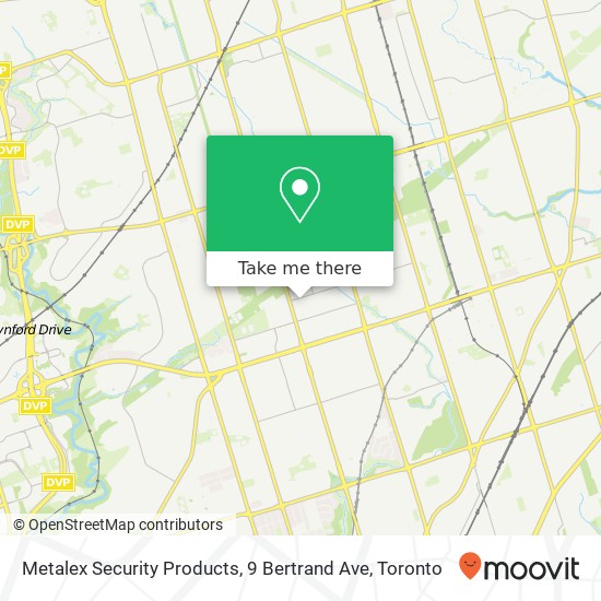 Metalex Security Products, 9 Bertrand Ave plan