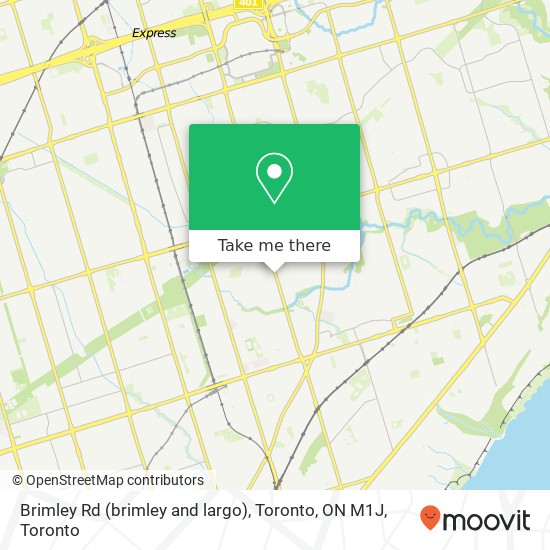 Brimley Rd (brimley and largo), Toronto, ON M1J plan