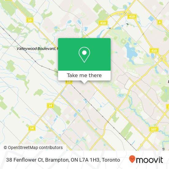 38 Fenflower Ct, Brampton, ON L7A 1H3 map