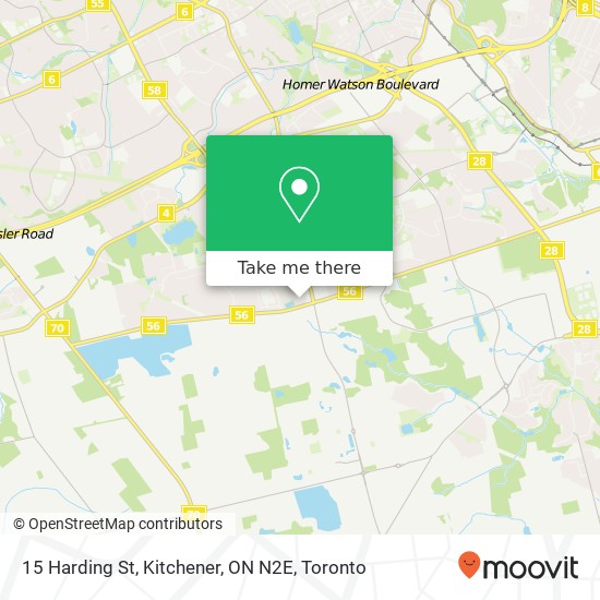 15 Harding St, Kitchener, ON N2E map