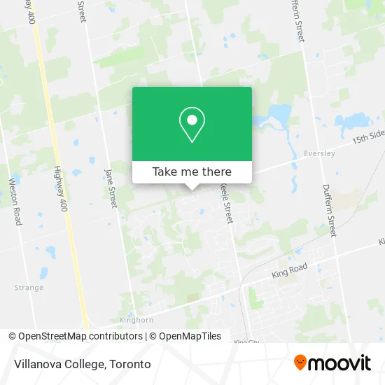 Villanova College map